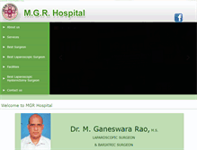 Tablet Screenshot of mgrhospital.com